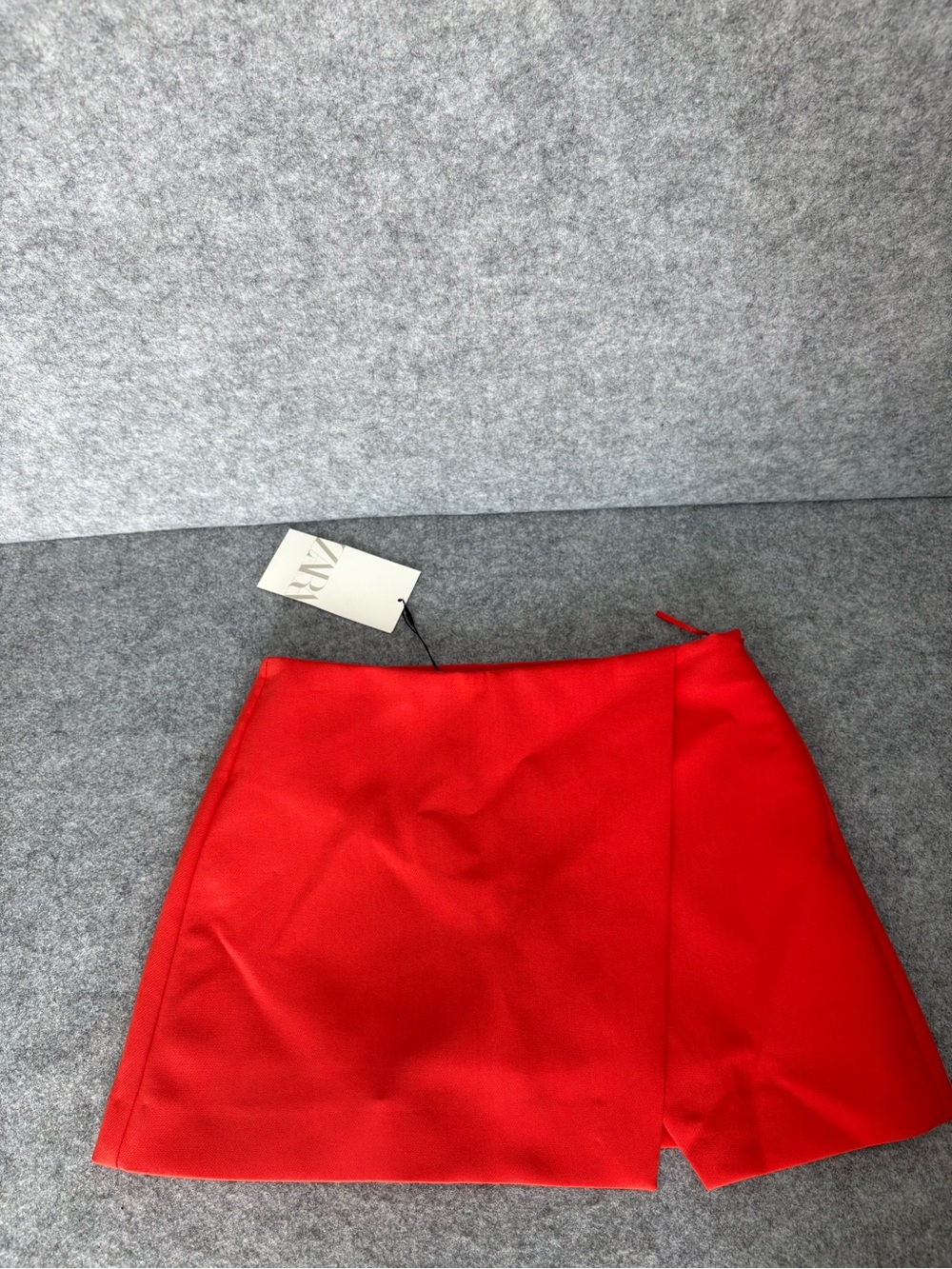 NWT Zara Red Mini skort XS
